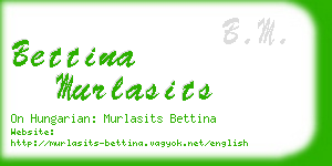 bettina murlasits business card